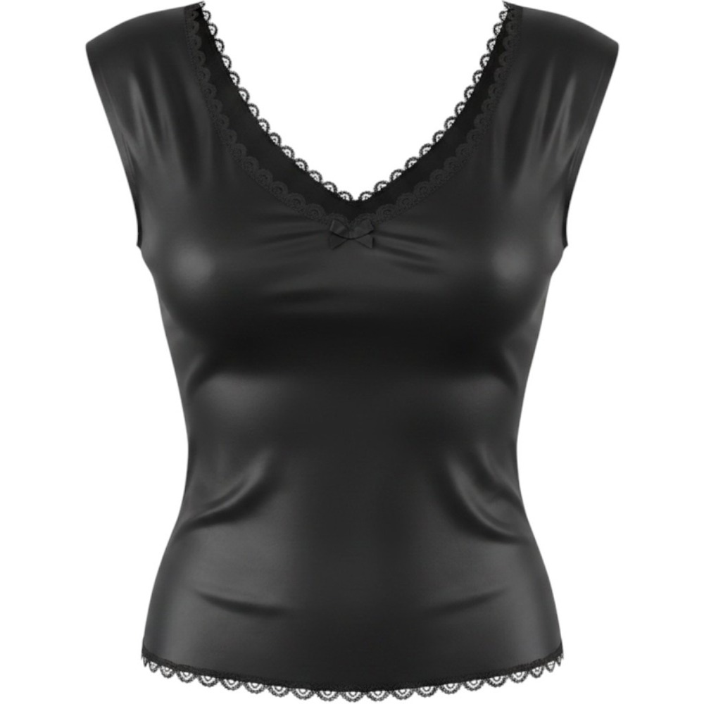 Vintage Warners Perfect Measure Black Lace Trim Camisole Top 55220 Size 36 USA